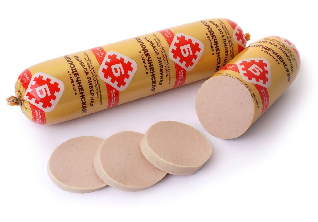 КОЛБАСА ЛИВЕРНАЯ "МОЛОДЕЧНЕНСКАЯ"