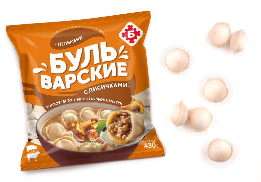 ПЕЛЬМЕНИ "БУЛЬВАРСКИЕ С ЛИСИЧКАМИ"