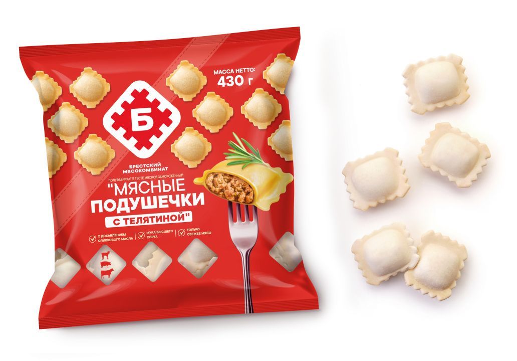 МЯСНЫЕ ПОДУШЕЧКИ "С ТЕЛЯТИНОЙ"