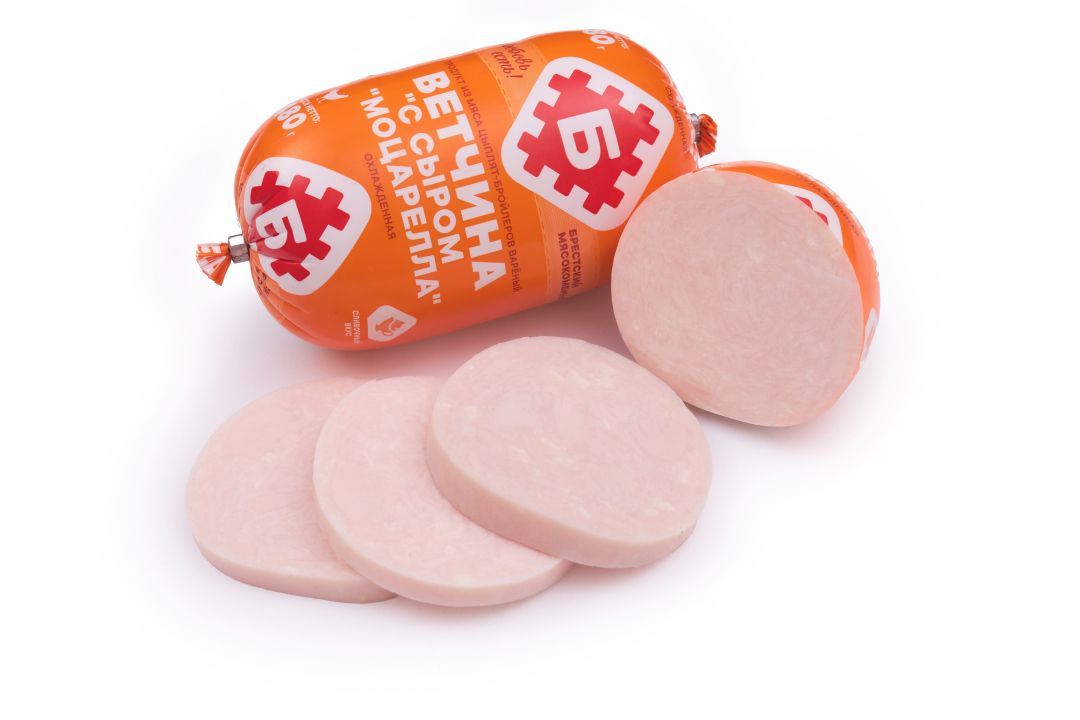 ВЕТЧИНА "С СЫРОМ "МОЦАРЕЛЛА"