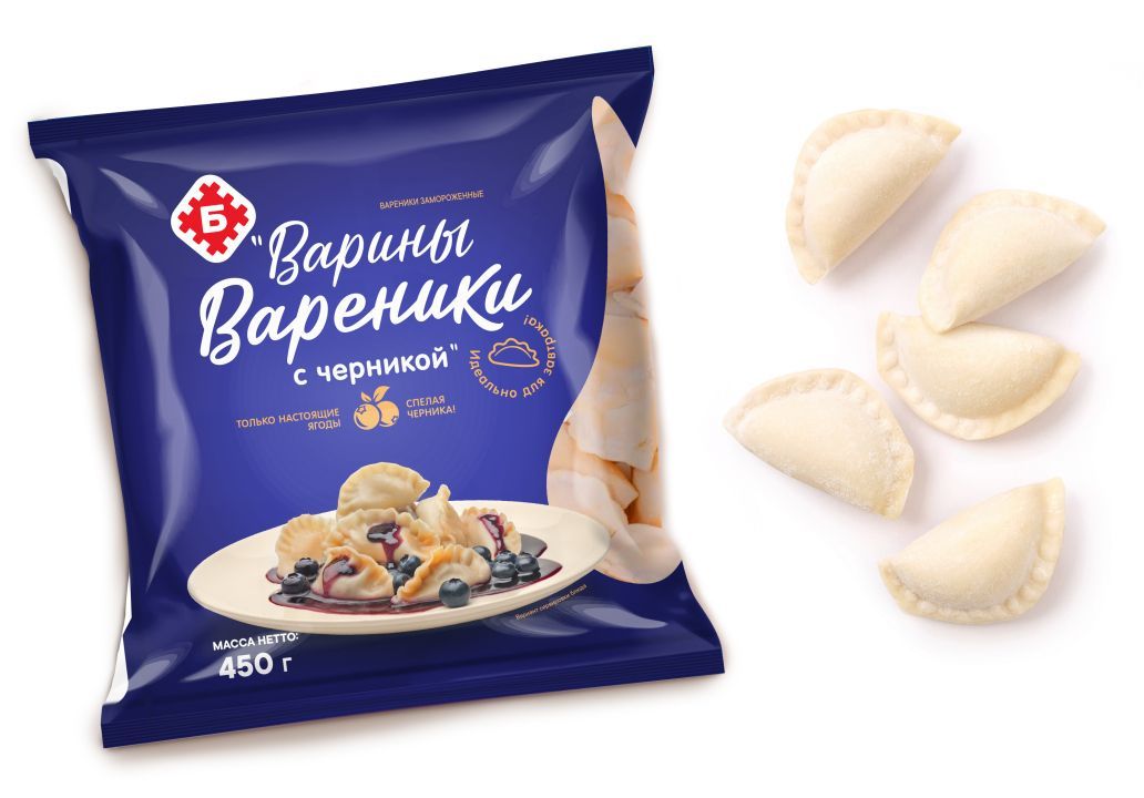 "ВАРИНЫ ВАРЕНИКИ С ЧЕРНИКОЙ"