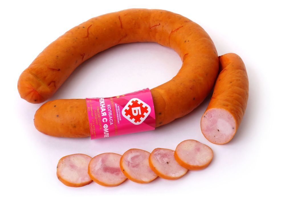 КОЛБАСА "НЕЖНАЯ С ФИЛЕ"