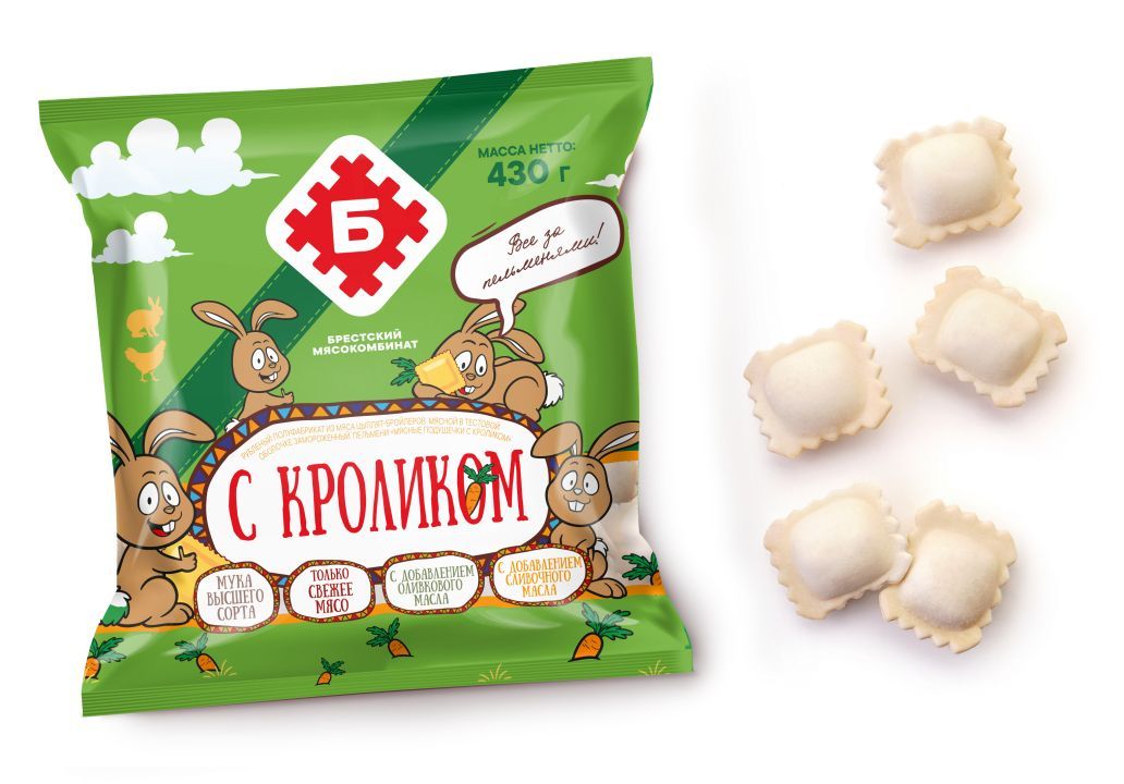 МЯСНЫЕ ПОДУШЕЧКИ "С КРОЛИКОМ"