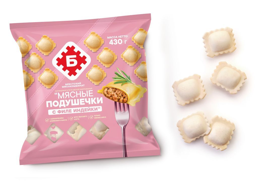 МЯСНЫЕ ПОДУШЕЧКИ "С ФИЛЕ ИНДЕЙКИ"