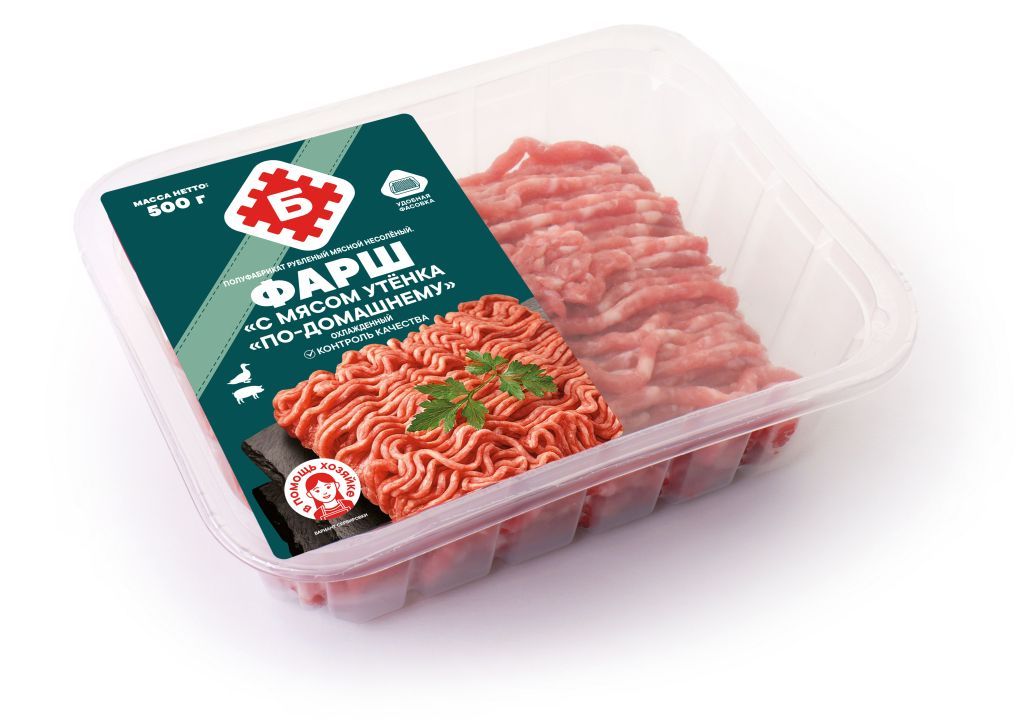 ФАРШ С МЯСОМ УТЕНКА "ПО-ДОМАШНЕМУ"