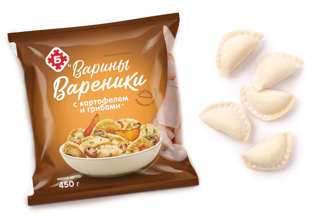 "ВАРВАРИНЫ ВАРЕНИКИ С КАРТОФЕЛЕМ И ГРИБАМИ"