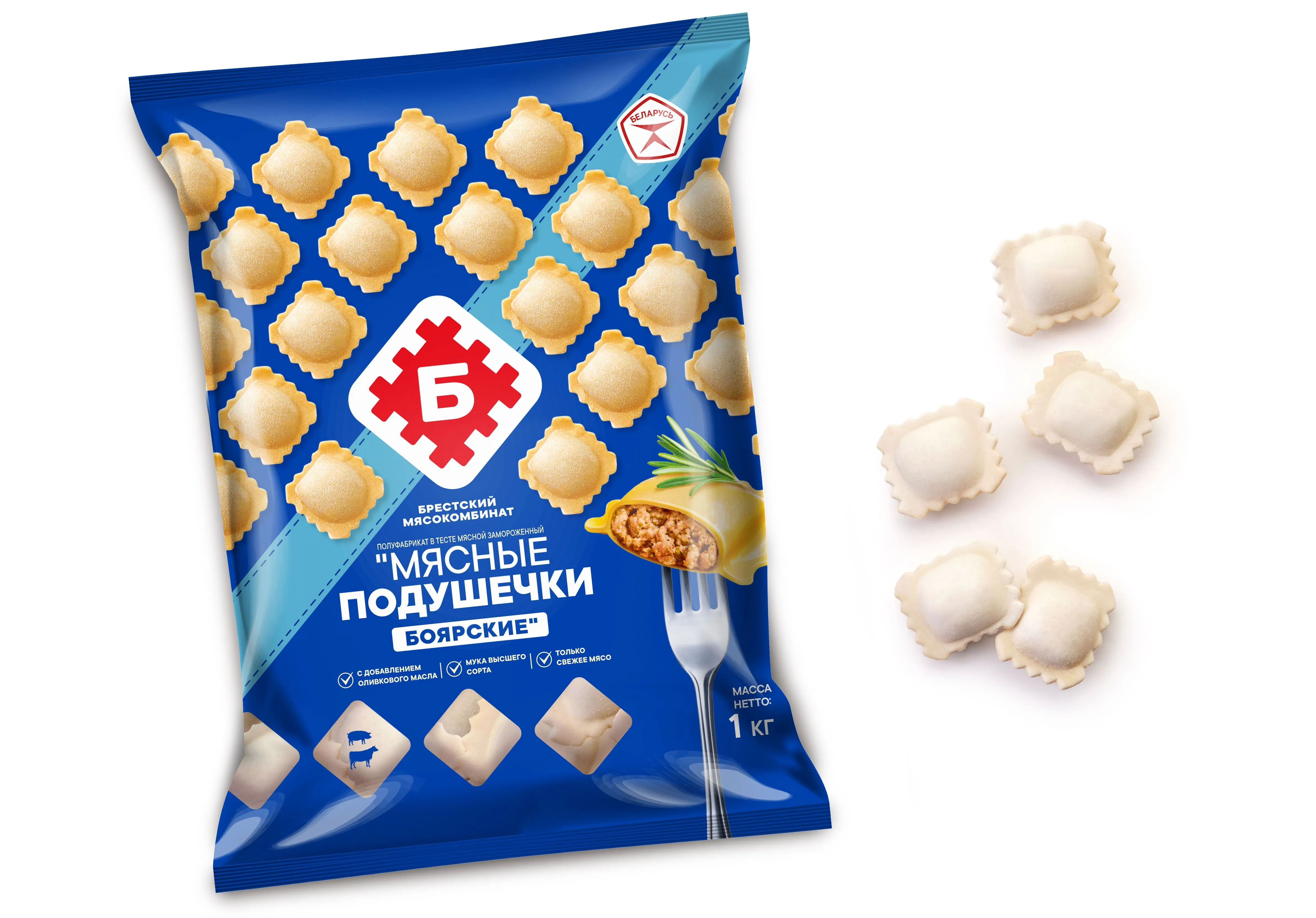 МЯСНЫЕ ПОДУШЕЧКИ "БОЯРСКИЕ"