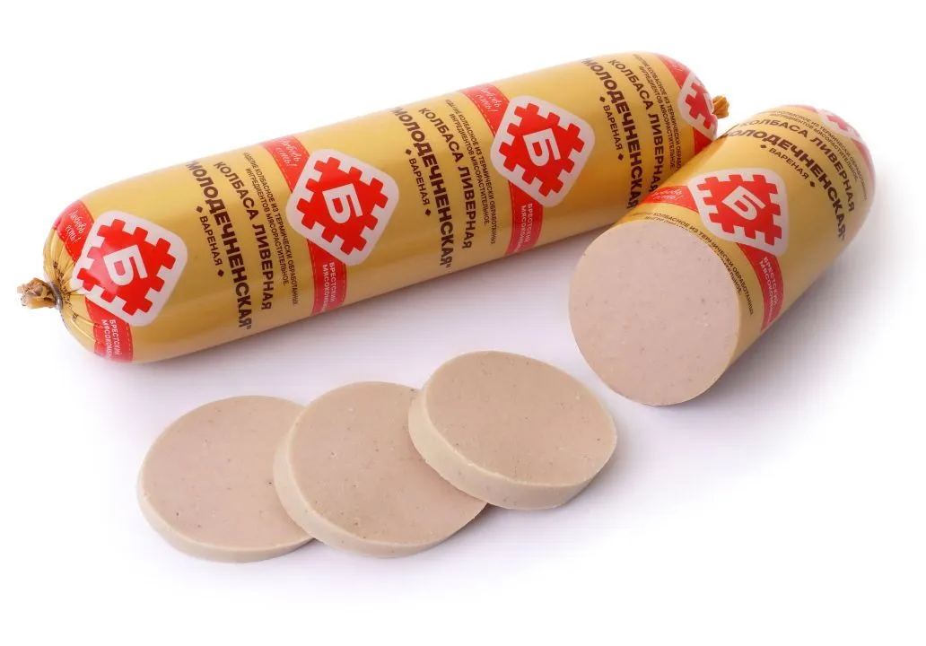 КОЛБАСА ЛИВЕРНАЯ "МОЛОДЕЧНЕНСКАЯ"