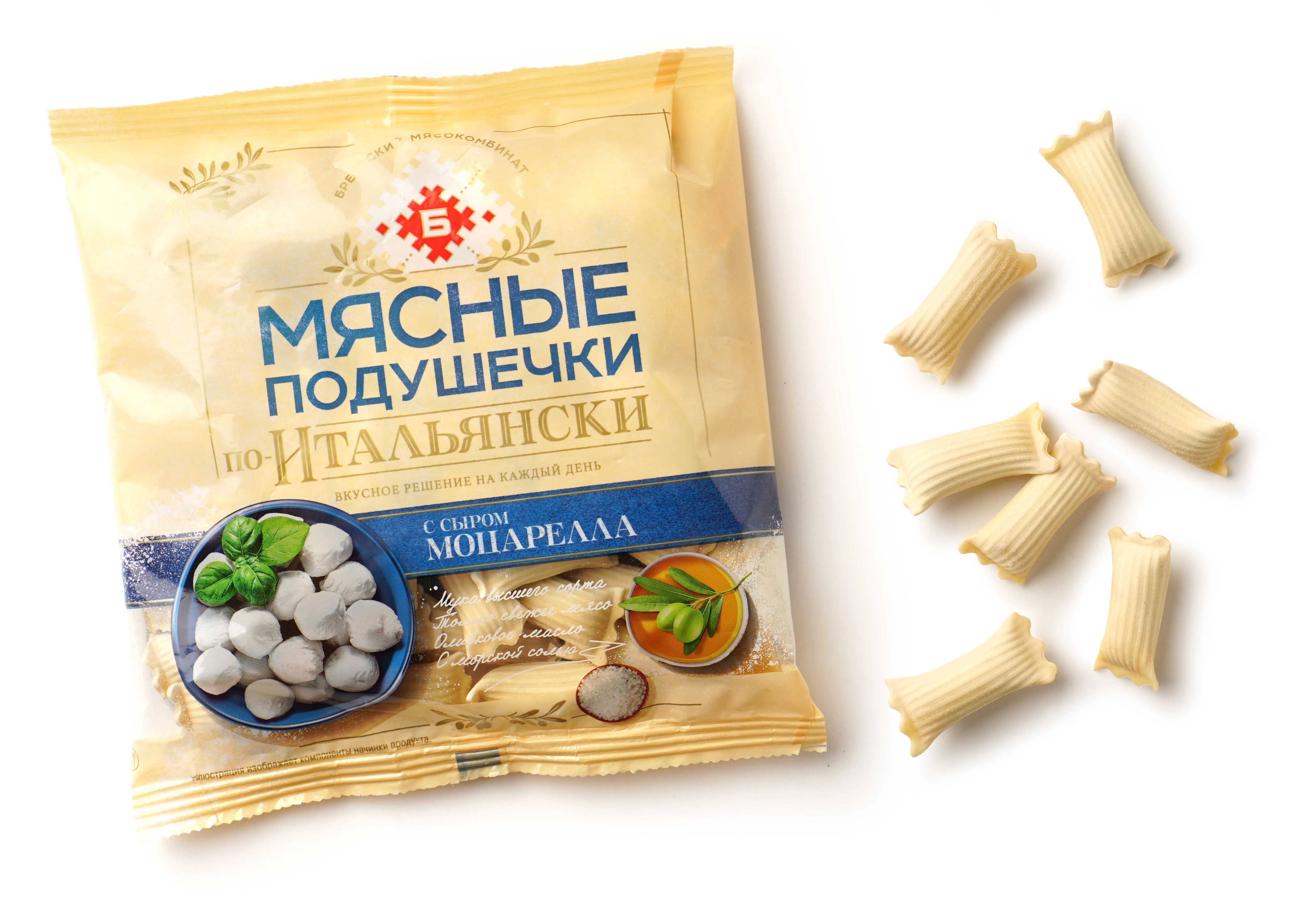 МЯСНЫЕ ПОДУШЕЧКИ "ПО-ИТАЛЬЯНСКИ" С СЫРОМ "МОЦАРЕЛЛА"