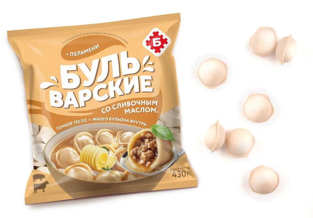 ПЕЛЬМЕНИ "БУЛЬВАРСКИЕ СО СЛИВОЧНЫМ МАСЛОМ"