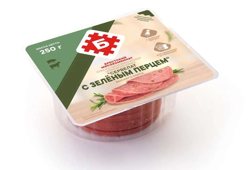 СЕРВЕЛАТ "С ЗЕЛЕНЫМ ПЕРЦЕМ"