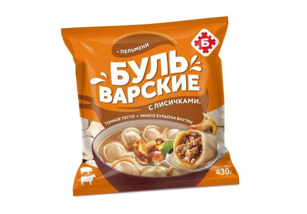 ПЕЛЬМЕНИ "БУЛЬВАРСКИЕ С ЛИСИЧКАМИ"