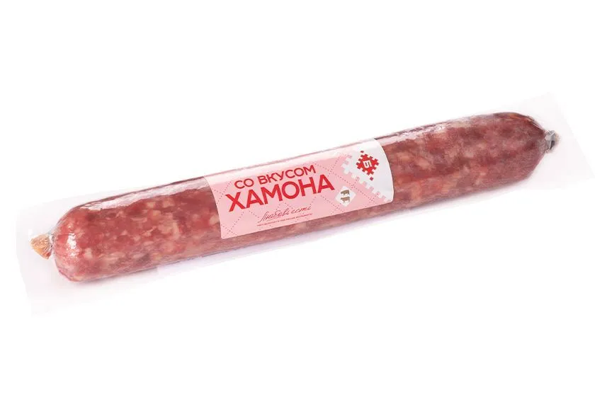 Колбаса "СО ВКУСОМ ХАМОНА"