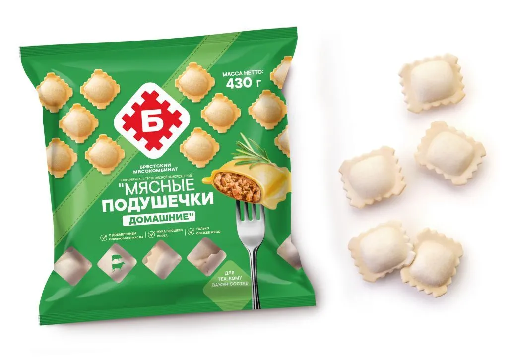МЯСНЫЕ ПОДУШЕЧКИ "ДОМАШНИЕ"